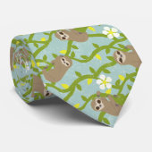 Glückliche Trägheiten auf Reben Krawatte (Gerollt)