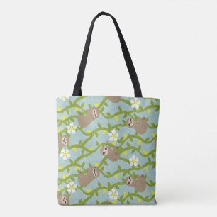 Glückliche Trägheiten auf Reben Tasche