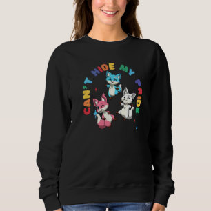 Glückliche Transgender-Stolz-Füchse Lgbtq Genderq Sweatshirt