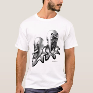 Glückliche u. traurige Gangster-Clowns T-Shirt