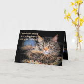 Glückliche Übung für deinen Geburtstag. Hasste es. Karte (Gelbe Blume)