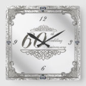 Glückliche Uhr zum 60. Hochzeitstag (Vorderseite)