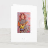 glückliche ukulele Tage Karte (Rückseite)