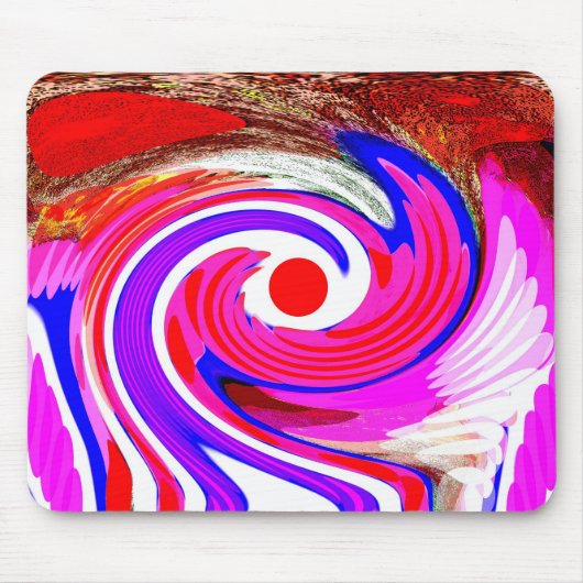 Glückliche Umlaufbahnen Mousepad (Vorne)