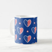Glückliche Unabhängigkeitstag USA! 4 Kaffeetasse (Vorderseite Links)