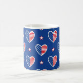 Glückliche Unabhängigkeitstag USA! 4 Kaffeetasse (Mittel)