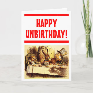 Glückliche Unbirthday Karte