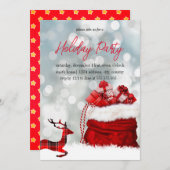 Glückliche und gesegnete Weihnachtsfeier in Ihrem Einladung (Vorne/Hinten)