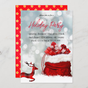 Glückliche und gesegnete Weihnachtsfeier in Ihrem  Einladung