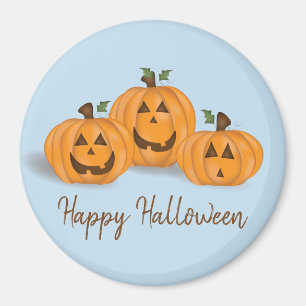Glückliche und lächelnde Jack O Lanterns Magnet
