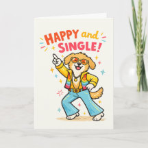 Glückliche und Single Scheidungsfeier