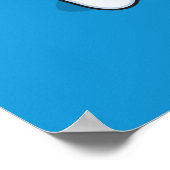 Glückliche und traurige Zähne Poster (Ecke)