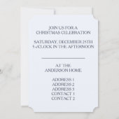 GLÜCKLICHE URLAUB - Einladungskarte Einladung (Rückseite)