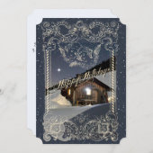 GLÜCKLICHE URLAUB - Einladungskarte Einladung (Vorne/Hinten)