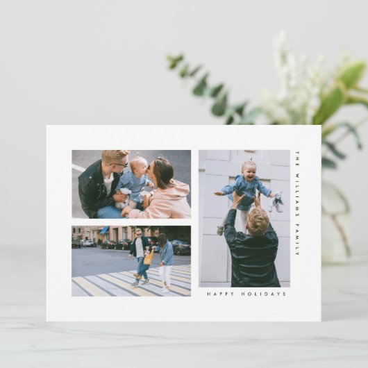 GLÜCKLICHE URLAUB Fügen Sie Ihr Foto hinzu (Stehend Vorderseite)