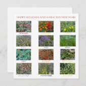 GLÜCKLICHE URLAUB UND EIN GESUNDES NEUES JAHR! Mit Mitteilungskarte (Vorne/Hinten)