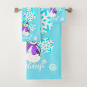 GLÜCKLICHE URLAUB : Winterfreunde Badhandtuch Set (Insitu)