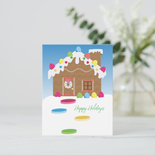 Glückliche Urlaubskarte Feiertagskarte (Stehend Vorderseite)