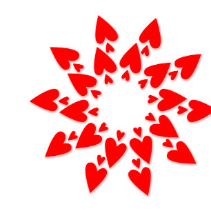 Glückliche Valentins-Star-Herzen-Kochschürze Schürze