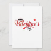 Glückliche Valentinstag Einladung Greet Cards (Rückseite)