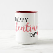 Glückliche Valentinstag Geschenk-Tasse für ihn Tasse (Zentrum)
