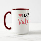 Glückliche Valentinstag Geschenk-Tasse für ihn Tasse (Links)