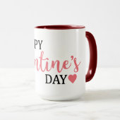 Glückliche Valentinstag Geschenk-Tasse für ihn Tasse (VorderseiteRechts)