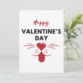 Glückliche Valentinstag Grußkarte Feiertagskarte (Stehend Vorderseite)