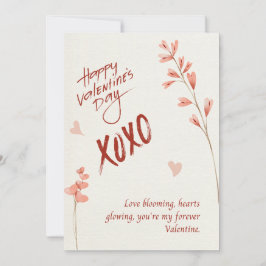 Glückliche Valentinstag, Grußkarte Feiertagskarte