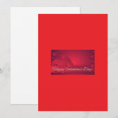 Glückliche Valentinstag-Grußkarte Feiertagskarte (Vorne/Hinten)