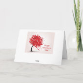 Glückliche Valentinstag-Grußkarte Feiertagskarte (Rückseite)