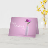 Glückliche Valentinstag-Grußkarte Karte (Gelbe Blume)