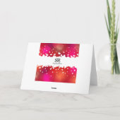 Glückliche Valentinstag Herzensgrußkarte Feiertagskarte (Rückseite)