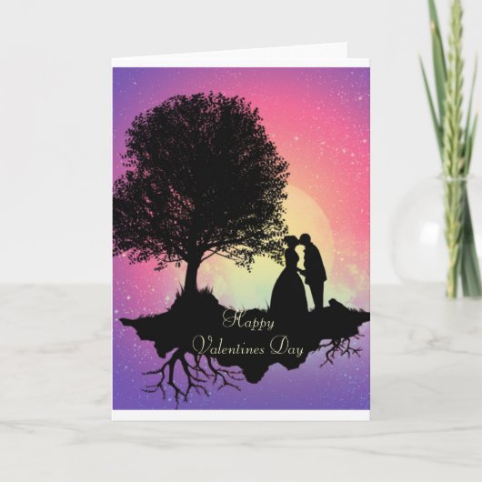 Glückliche Valentinstag-Karte Feiertagskarte (Vorderseite)