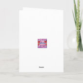 Glückliche Valentinstag-Karten, zum des Feiertagskarte (Rückseite)