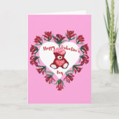 Glückliche Valentinstag MailBox Grußkarte Karte (Vorderseite)