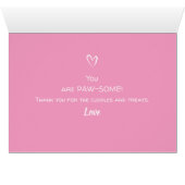 Glückliche Valentinstag-Mama, Hundeherzen-Karte (Innenansicht Horizontal (Unten))