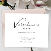 Glückliche Valentinstag-Party-Karte Dankeskarte