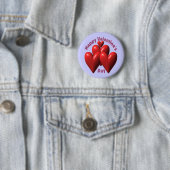 Glückliche Valentinstag-T - Shirts und Geschenke Button (Beispiel)