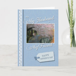 Glückliche Väter Tag mein Mann mein Freund Karte