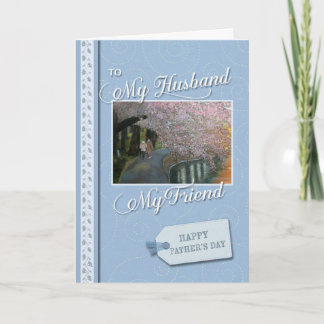 Glückliche Väter Tag mein Mann mein Freund Karte