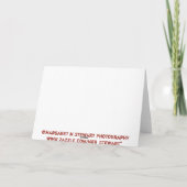 Glückliche Vatertag Baseball Grußkarte Karte (Rückseite)