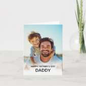 Glückliche Vatertag Daddy Custom Foto Card Karte
