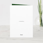 Glückliche Vatertag Golf Grußkarte Karte (Rückseite)