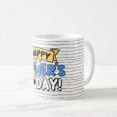 Glückliche Vatertag Tasse Vatertag Geschenk (VorderseiteRechts)