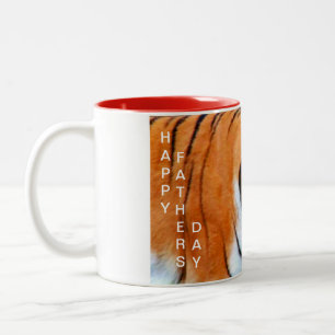 Glückliche Vatertags-Tasse Zweifarbige Tasse