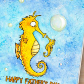 Glückliche Vatertagskarte Dankeskarte