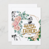 Glückliche Vatertagskarte Einladung (Vorne/Hinten)
