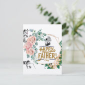 Glückliche Vatertagskarte Einladung (Stehend Vorderseite)