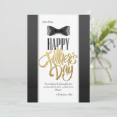 Glückliche Vatertagskarte Feiertagskarte (Stehend Vorderseite)